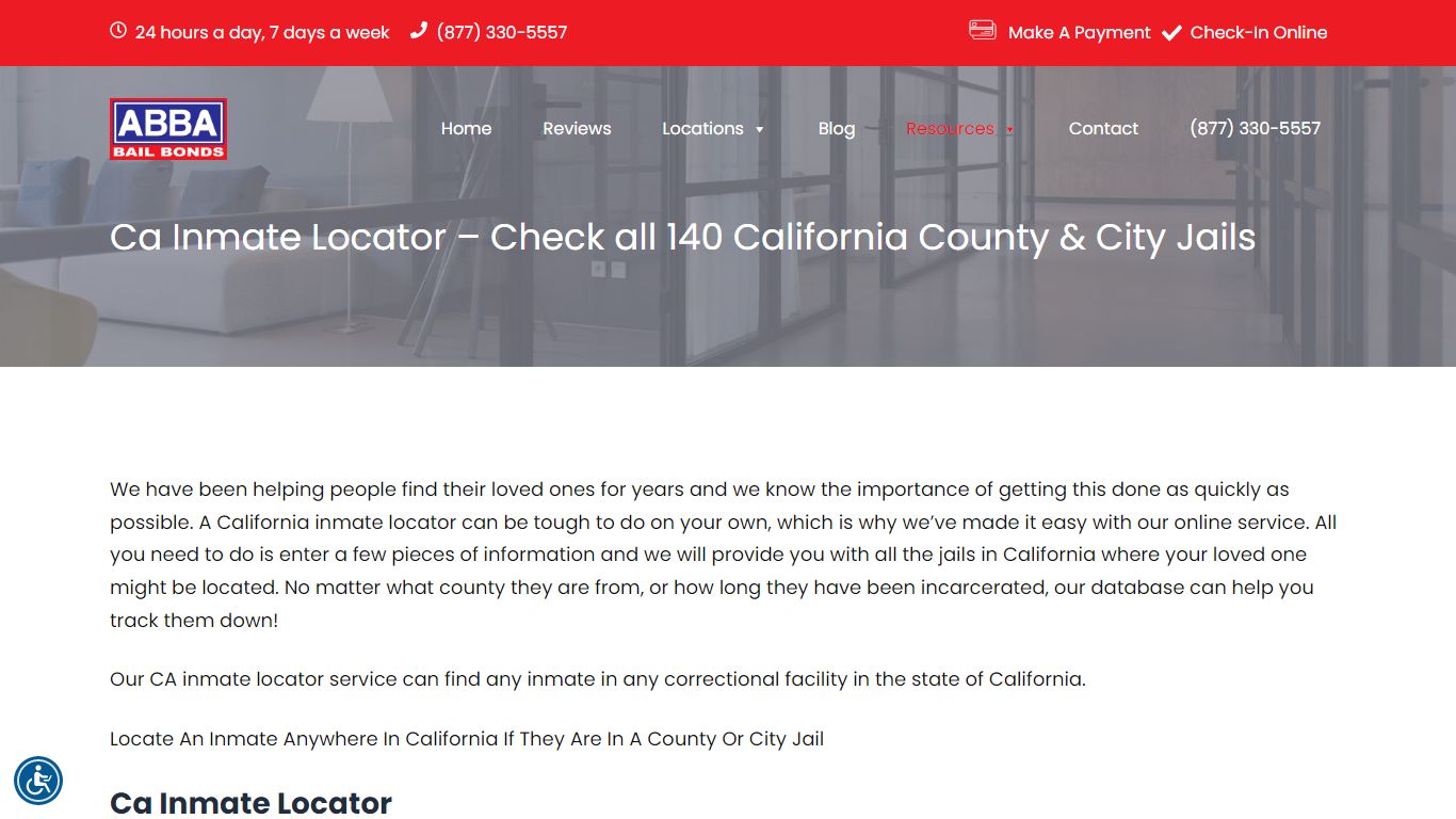 Ca Inmate Locator - Check 140 California County & City Jails